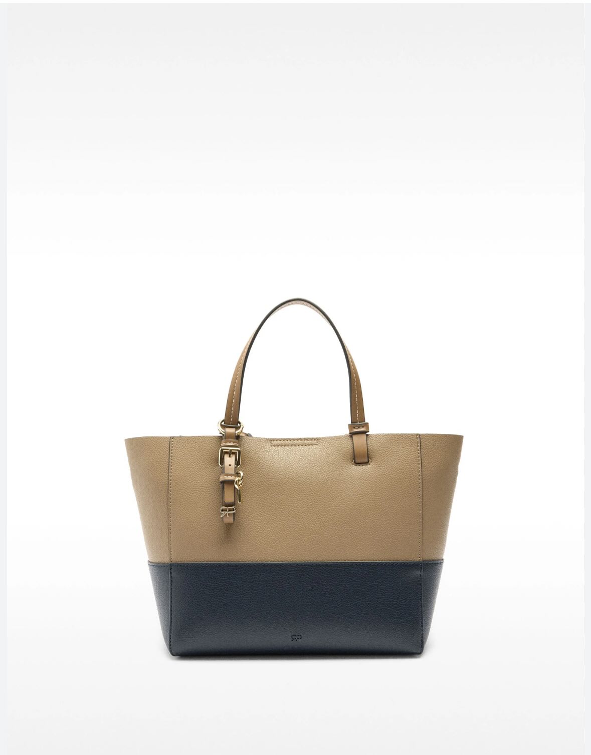 BOLSO DUO CAFE AZUL