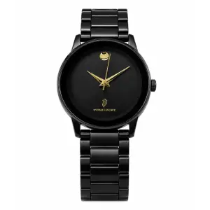 RELOJ METAL NEGRO DAMA