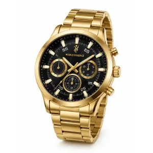 RELOJ METAL DORADO CABALLERO