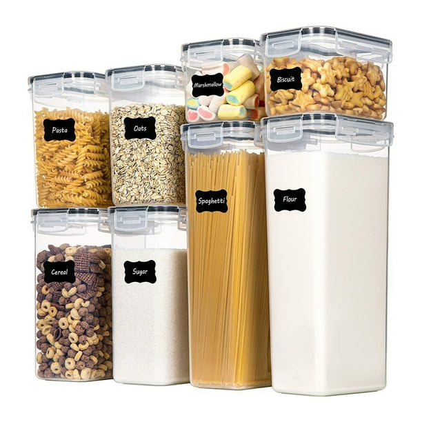 SET 7 CONTENEDORES PARA ALIMENTOS DIFERENTES MEDIDAS